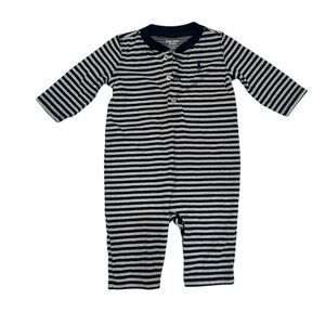 Ralph Lauren baby one piece stripes embroider logo size 3‎ month